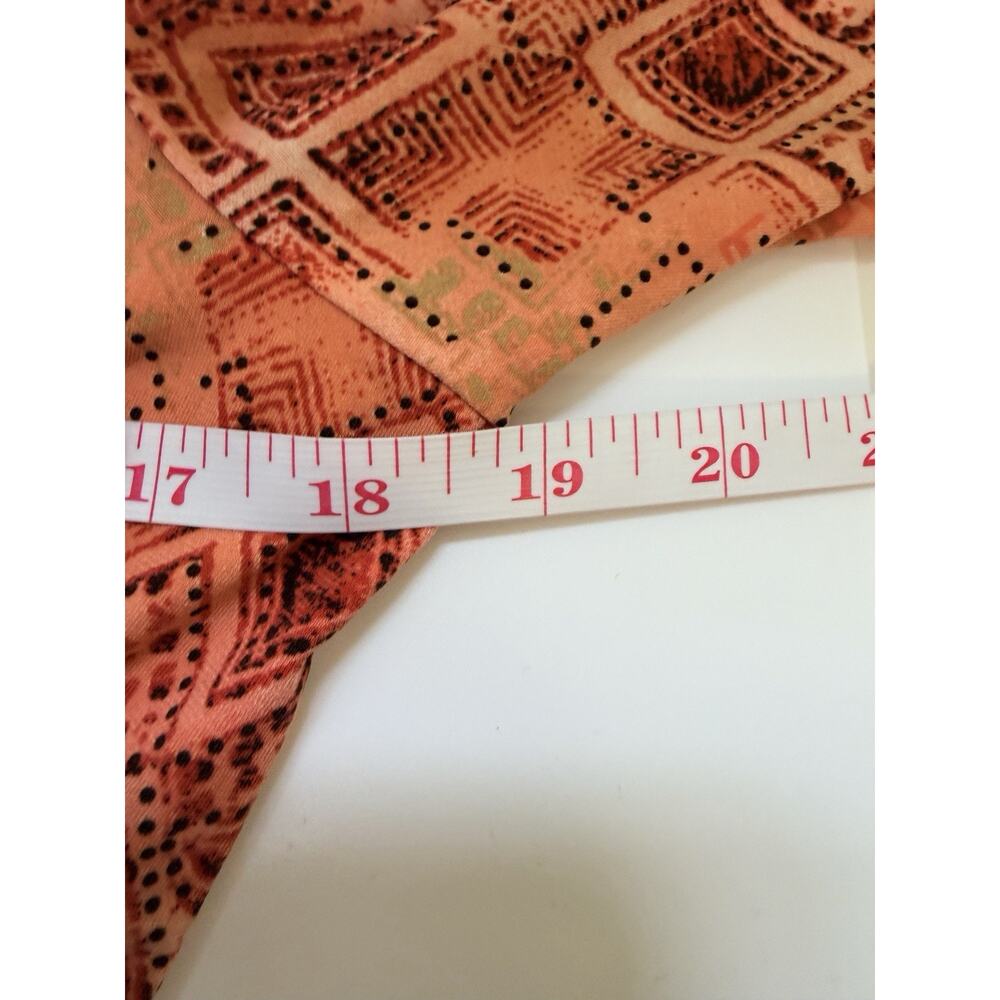Y2K Babydoll Top Pink Sz Medium V-Neck 2000s Satin Tie Back Asymmetrical Sides - Picture 8 of 10